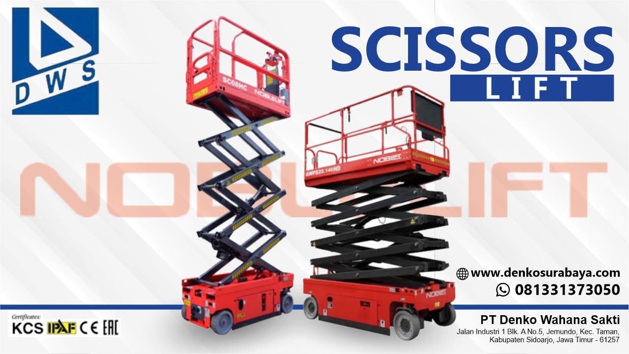 scissor lift tangga electrik